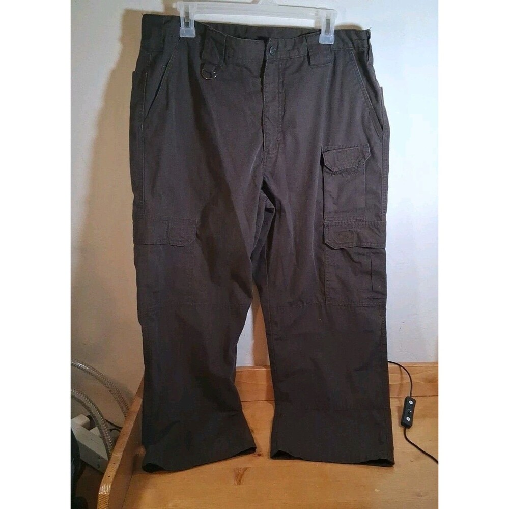 Womens Propper Tactical Brownish Black Uniform Size 14 Pants ~36x27" Cargo